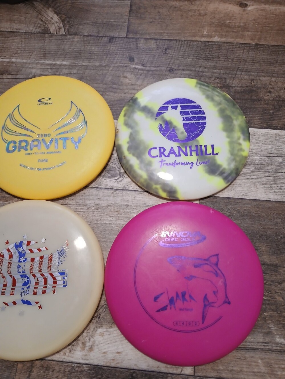 Assorted Disc Golf Disc Set - Pink Disc Included - Picture 4 of 5